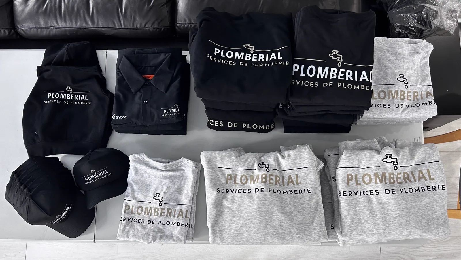 Plomberieal — vêtements corporatifs