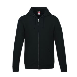 Hoodie à glissière Surfer, couleur Noir, devant