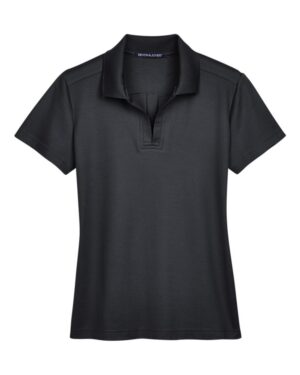 Devon & Jones CrownLux polo coupe femme, couleur Noir, devant
