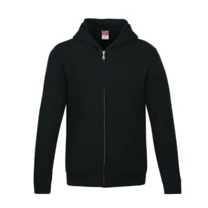 Hoodie à glissière Surfer jeunesse, couleur Noir, devant