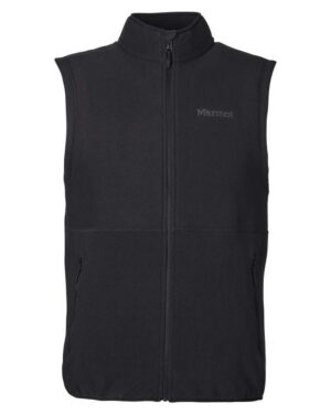 Marmot Rocklin gilet en molleton, couleur Noir, devant