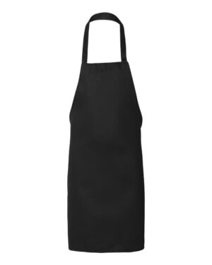 Tablier de boucher, couleur Noir, devant