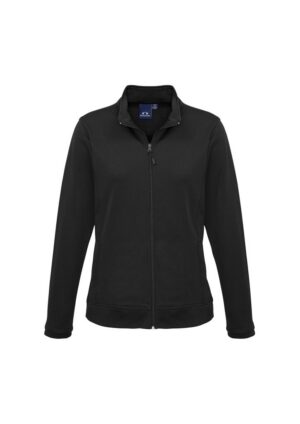Hype veste à glissière pleine longueur coupe femme, couleur Noir, devant