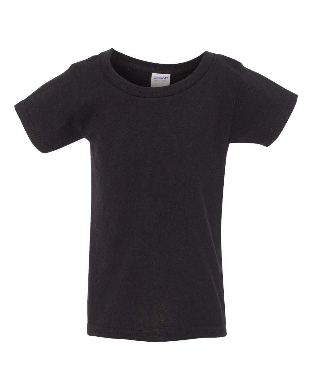 Gildan Heavy Cotton 5100P t-shirt pour tout-petits, Noir, vue devant