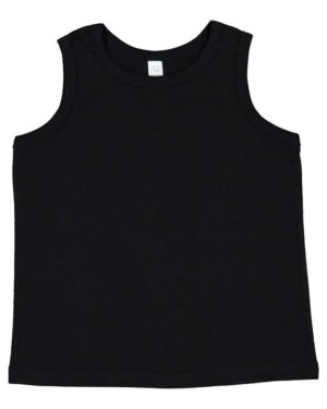 Rabbit Skins 3323 camisole pour tout-petits, Noir, vue devant