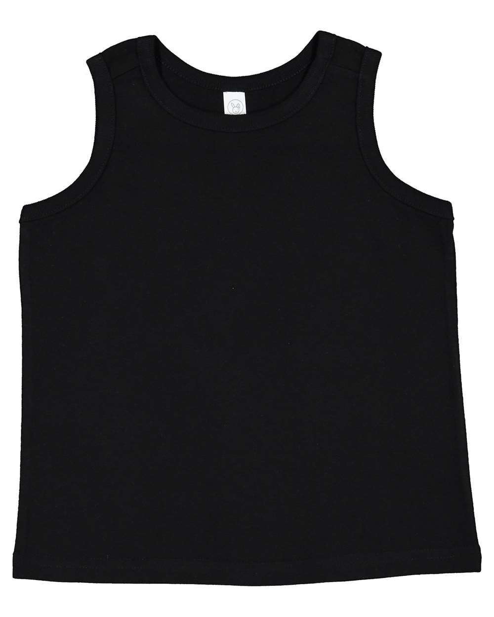 Rabbit Skins 3323 camisole pour tout-petits, Noir, vue devant