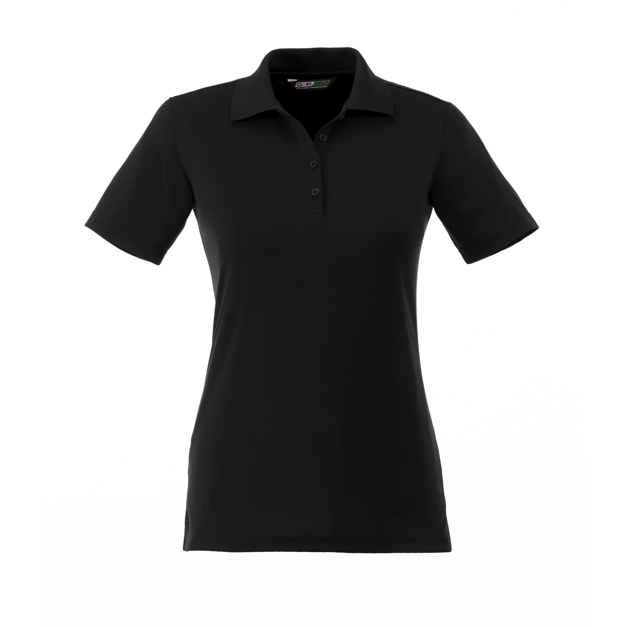 CX2 Eagle polo de performance coupe femme, Noir, vue devant