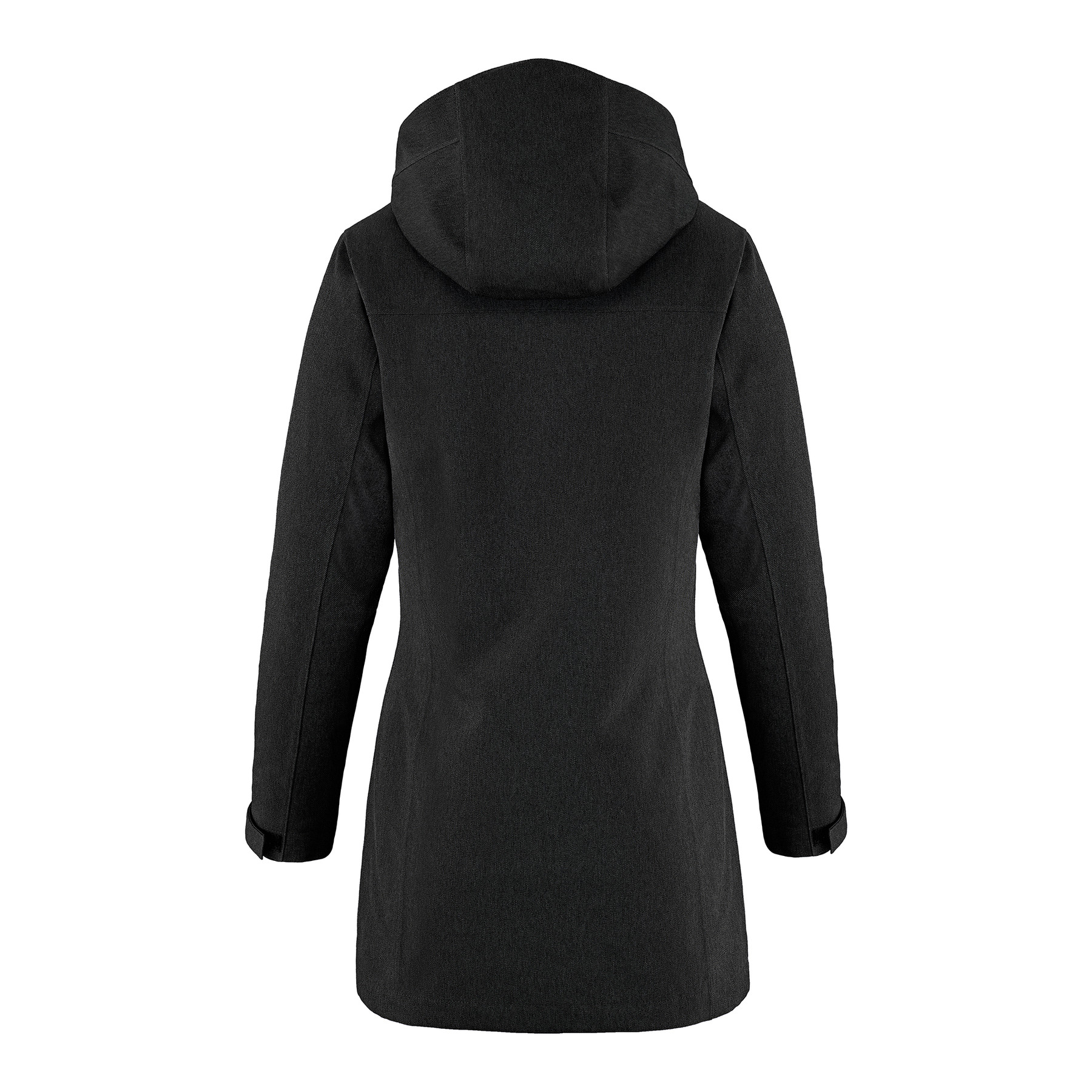 Manteau 3 en 1 Apex coupe femme, couleur Noir, dos